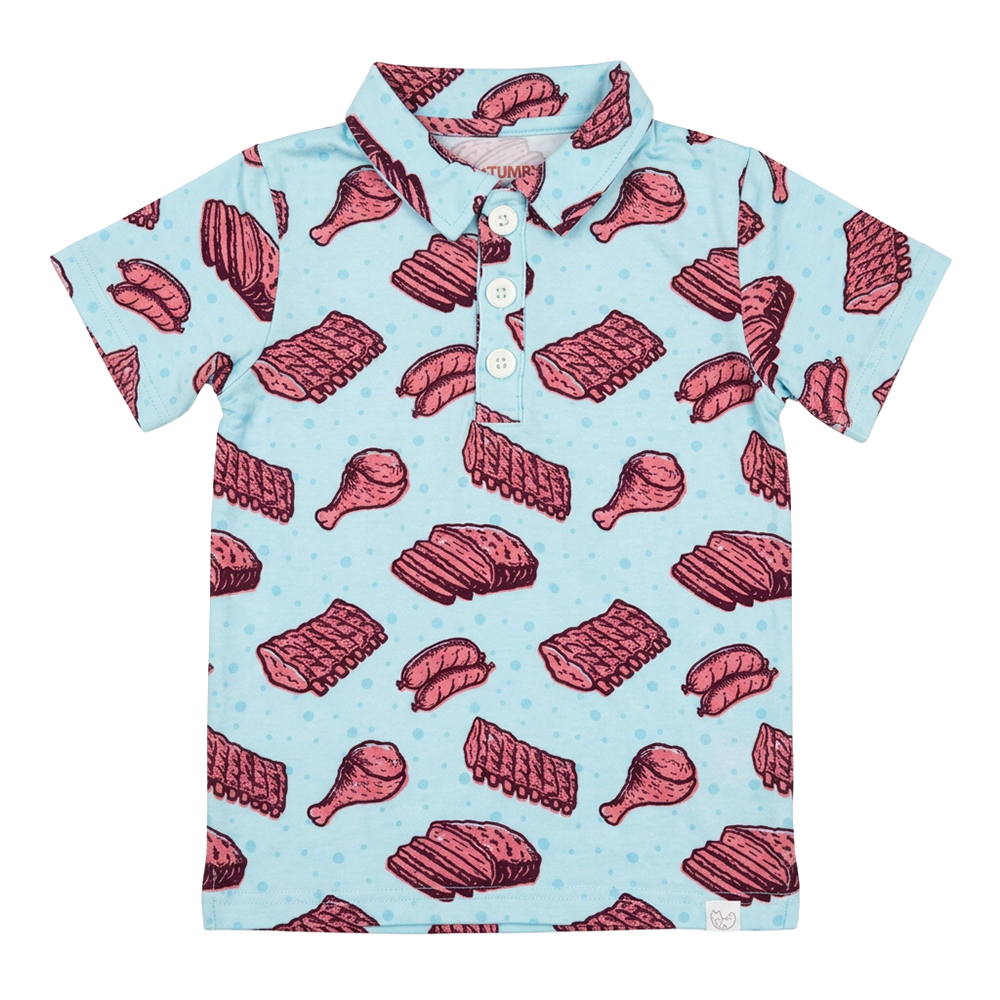 Meat Sweats Bamboo Polo